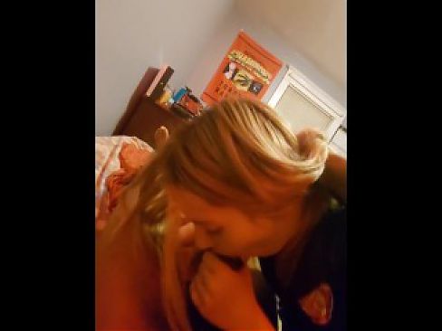 college slut gives blowjob after halloween party