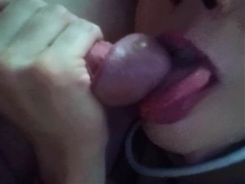 Cutie giving Stepbro a blowjob and letting him cum in mouth